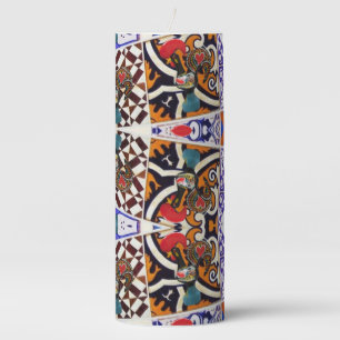 Portuguese designs  pillar candle