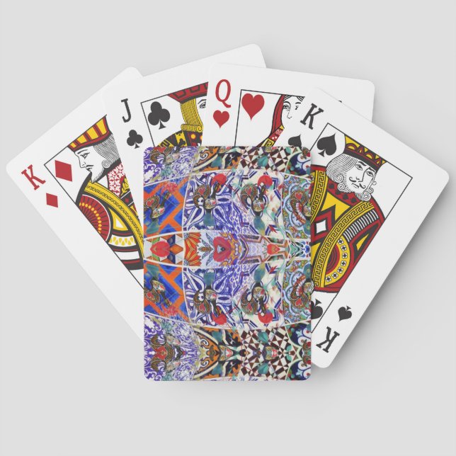 Portuguese designs poker cards (Back)