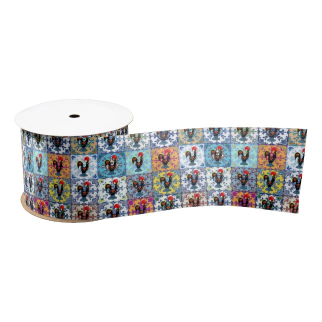 Portuguese designs  satin ribbon (Spool)