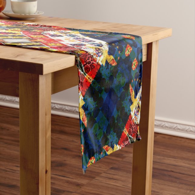 Portuguese designs short table runner (In Situ)