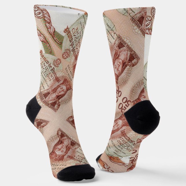 Portuguese designs socks (Angled)