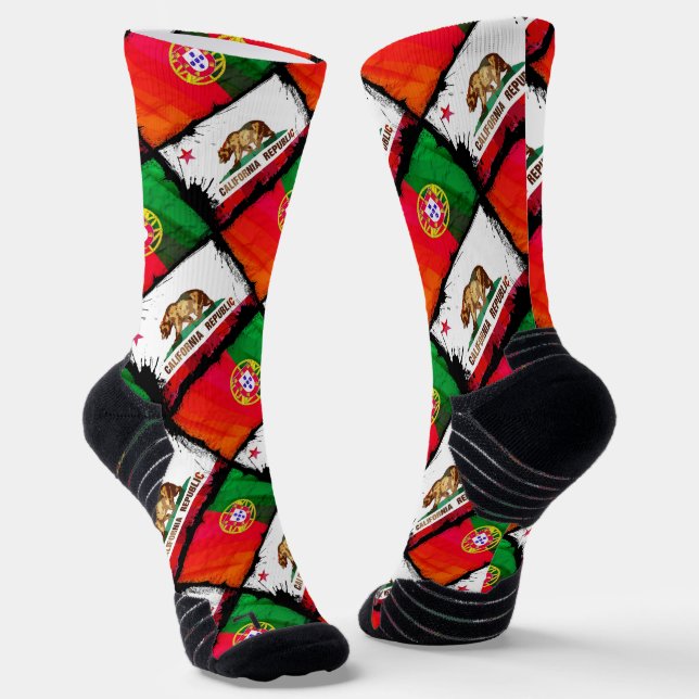 Portuguese designs socks (Angled)