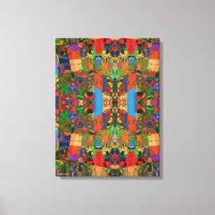 Portuguese designs Stretched Canvas Print