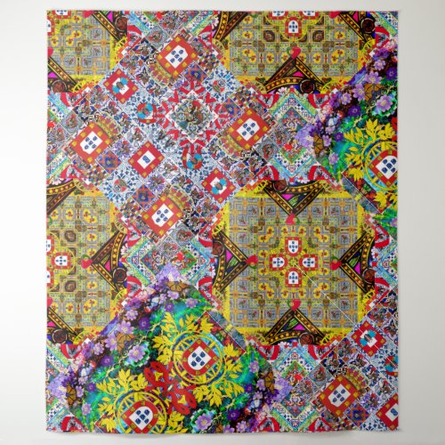 Portuguese designs tapestry