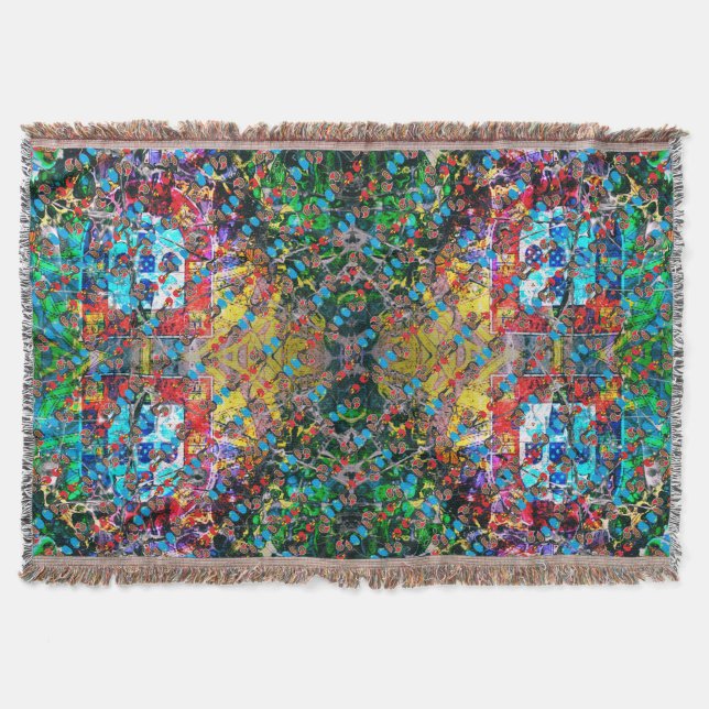 Portuguese designs Throw Blanket (Front)
