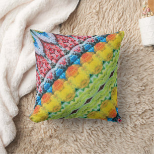 Portuguese designs throw pillow