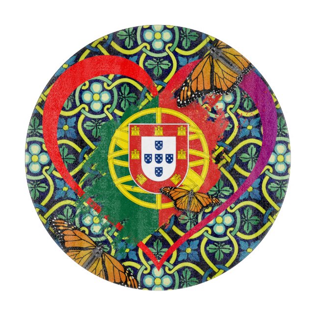 Portuguese designs Tote Cutting Board (Front)