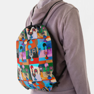 Portuguese designs Tote Drawstring Bag