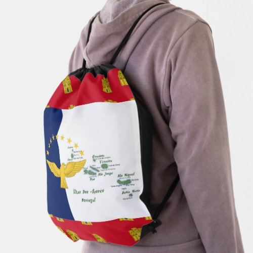 Portuguese designs Tote Drawstring Bag