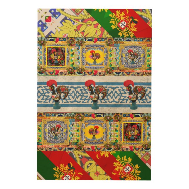 Portuguese designs wood wall art (Front)
