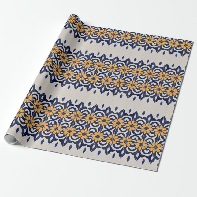 Portuguese designs  wrapping paper (Unrolled)