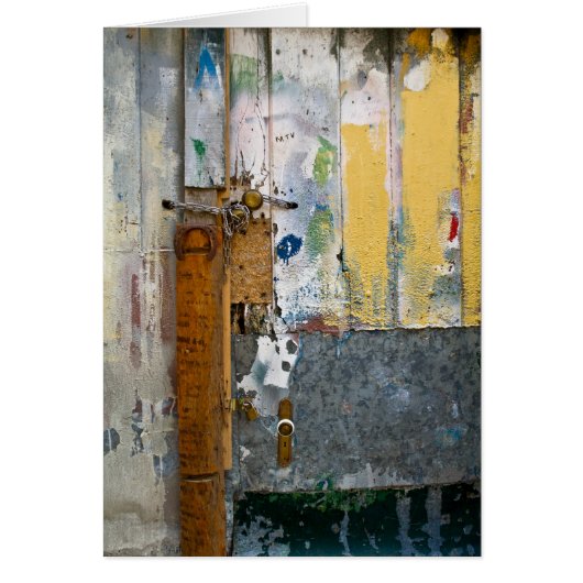 Portuguese Door - A Wash of Colors (Front)