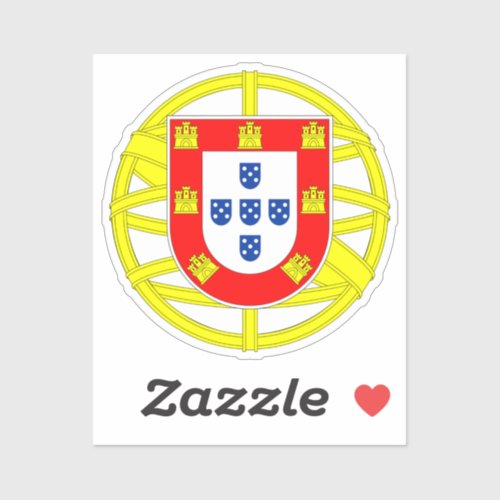 Portuguese Emblem Sticker