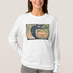 Portuguese exploration map of Mombassa T-Shirt