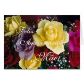 Portuguese: Feliz Aniversario Mae! (Front Horizontal)