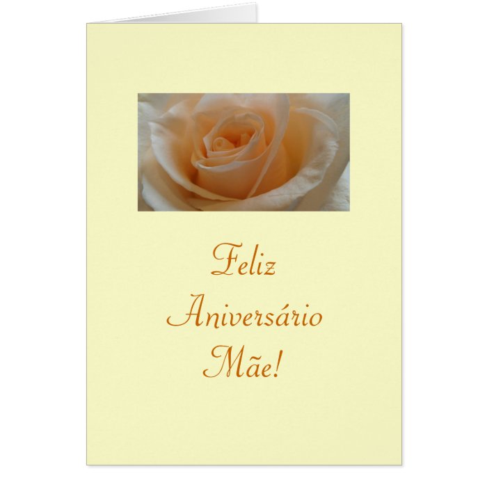 Portuguese Feliz Aniversario Mae Cards