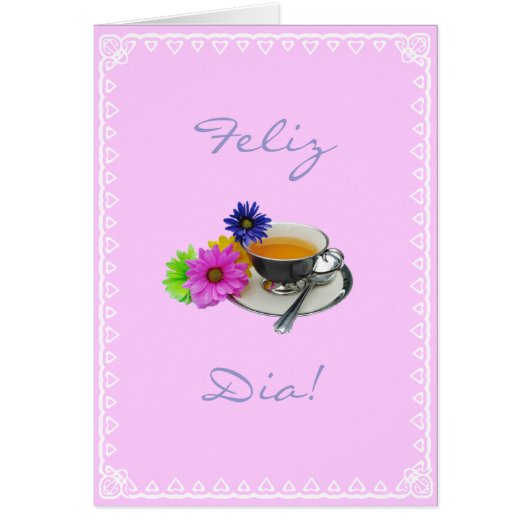 Portuguese: Feliz Dia! Cards (Front)