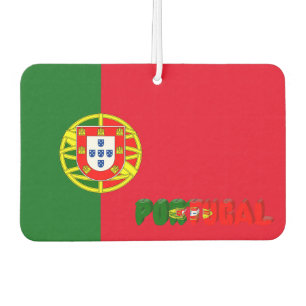Portuguese flag air freshener