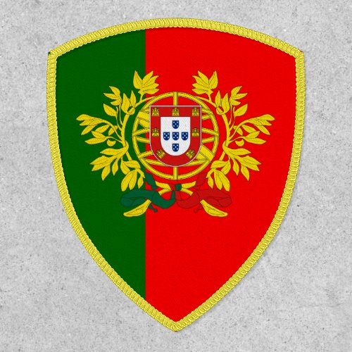Portuguese Flag  Coat of Arms Flag of Portugal Patch