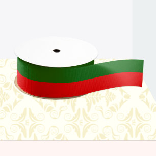 Portuguese flag colours ribbon, Portugal /sports Satin Ribbon