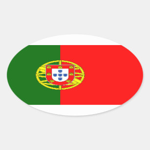 Portuguese flag country sticker Flag of Portugal