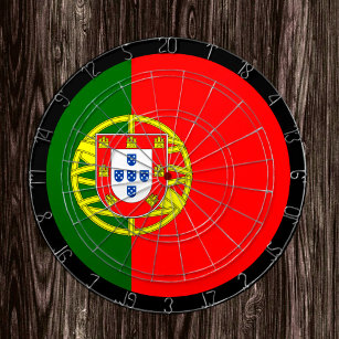 Portuguese Flag Dartboard & Portugal / game board