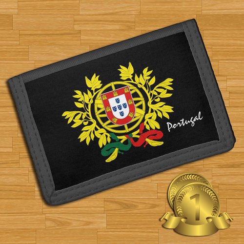 Portuguese flag emblem Portugal fashion Trifold Wallet