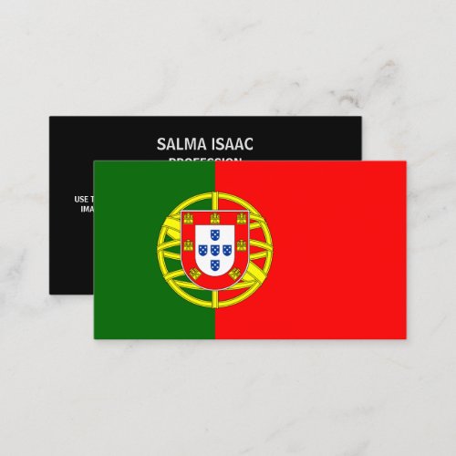 Portuguese Flag Flag of Portugal Business Card