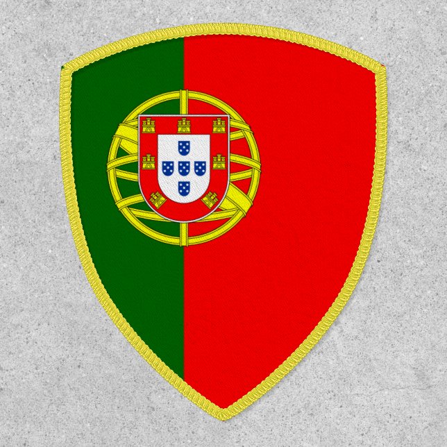 Portuguese Flag, Flag of Portugal Patch (Front)