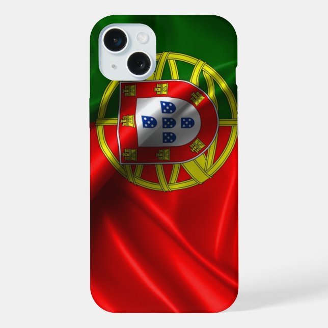 Portuguese flag iphone case (Back)