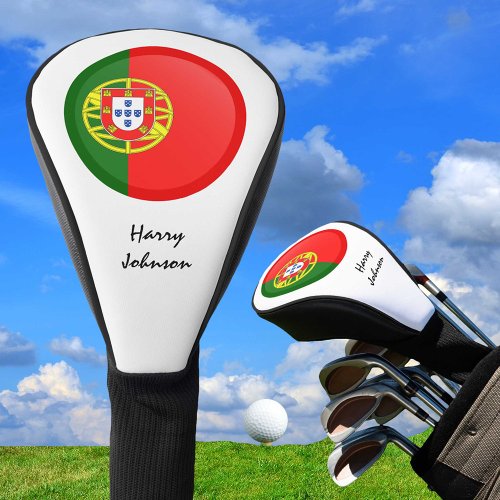 Portuguese Flag  Monogrammed Golf Clubs Covers