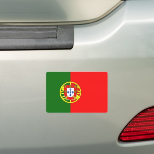 Portuguese flag of Portugal custom flexible Car Magnet