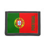 Portuguese flag of Portugal custom velcro wallet