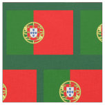 Portuguese flag pattern custom fabric DIY textile