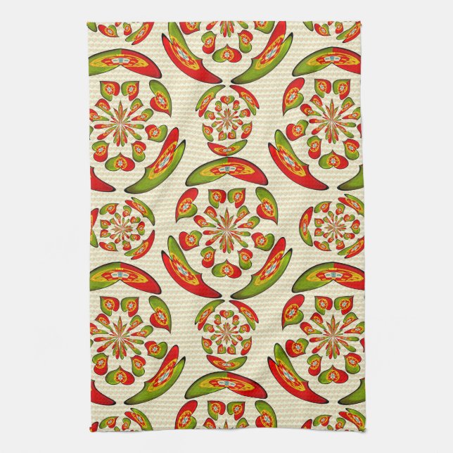 Portuguese flag pattern towel (Vertical)