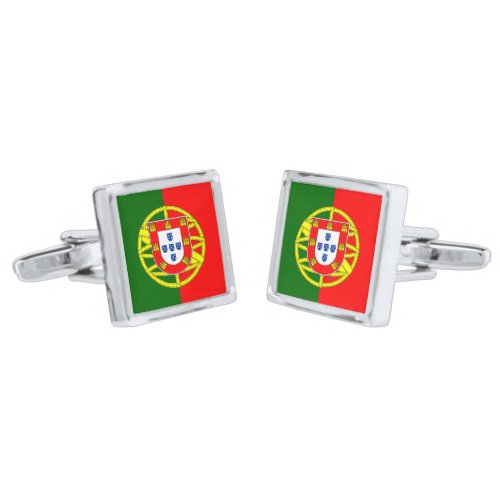 Portuguese Flag  Portugal fashion shirt business Cufflinks