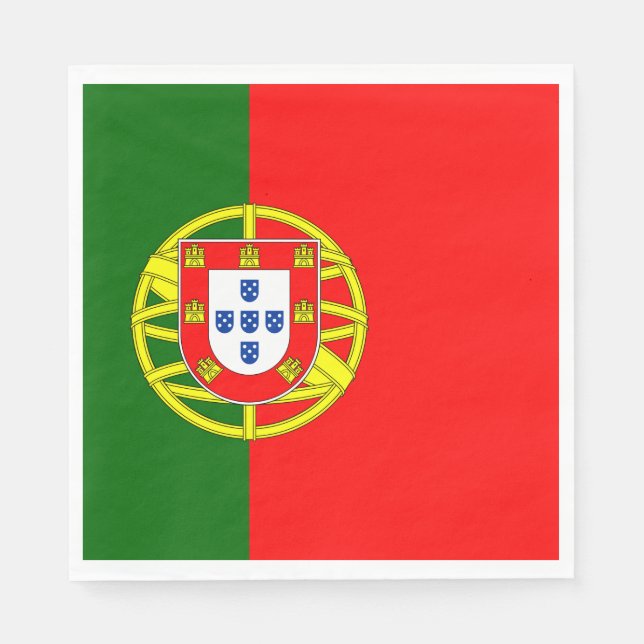 Portuguese Flag (Portugal) Napkins (Front)