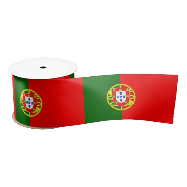 Portuguese Flag (Portugal) Satin Ribbon (Spool)