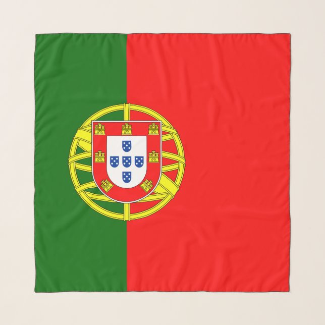 Portuguese Flag (Portugal) Scarf (Front)