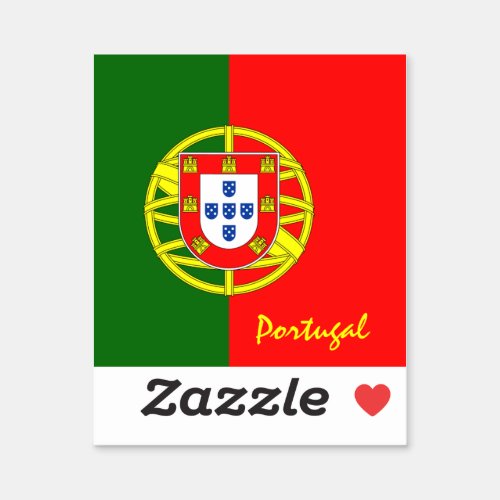 Portuguese Flag Portugal stickers country sport Sticker