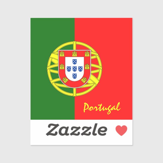 Portuguese Flag, Portugal stickers, country /sport Sticker (Sheet)