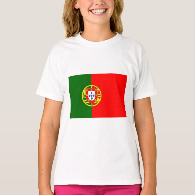Portuguese Flag (Portugal) T-Shirt (Front)