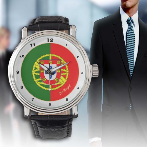 Portuguese Flag  Portugal trendy fashion design Watch