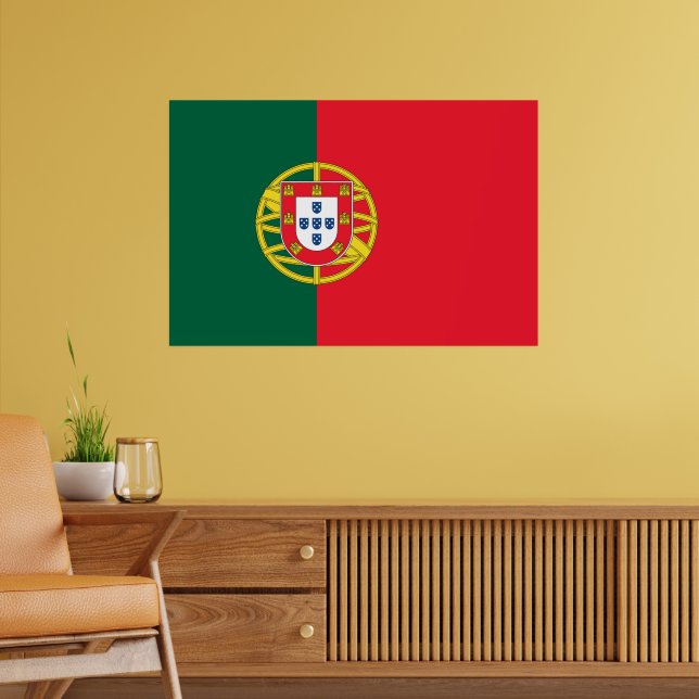 Portuguese flag quality poster (Living Room 2)