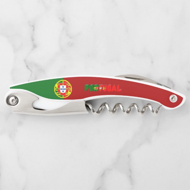 Portuguese flag waiter's corkscrew (Front)