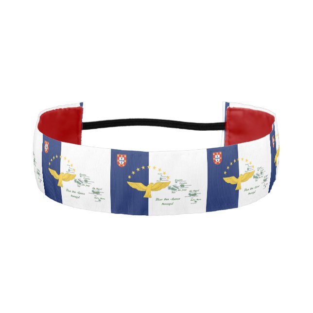 Portuguese folk art athletic headband (Front)