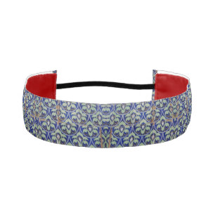Portuguese folk art athletic headband