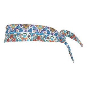Portuguese folk art athletic headband
