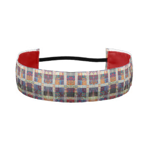 Portuguese folk art athletic headband