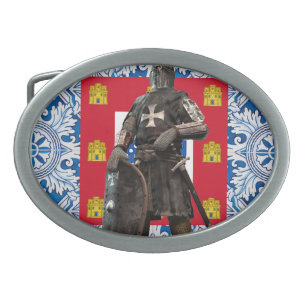 Portuguese folk art belt buckle